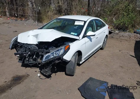 2017 Hyundai Sonata Sport из США, поврежденный, VIN 5NPE34AF1HH544240